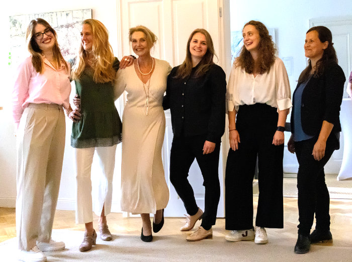 Im Gespräch während der Vernissage