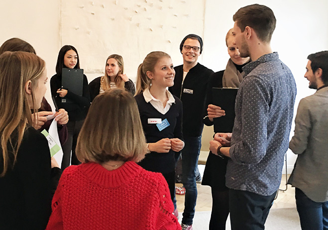 Studienten im TWIST-Seminar